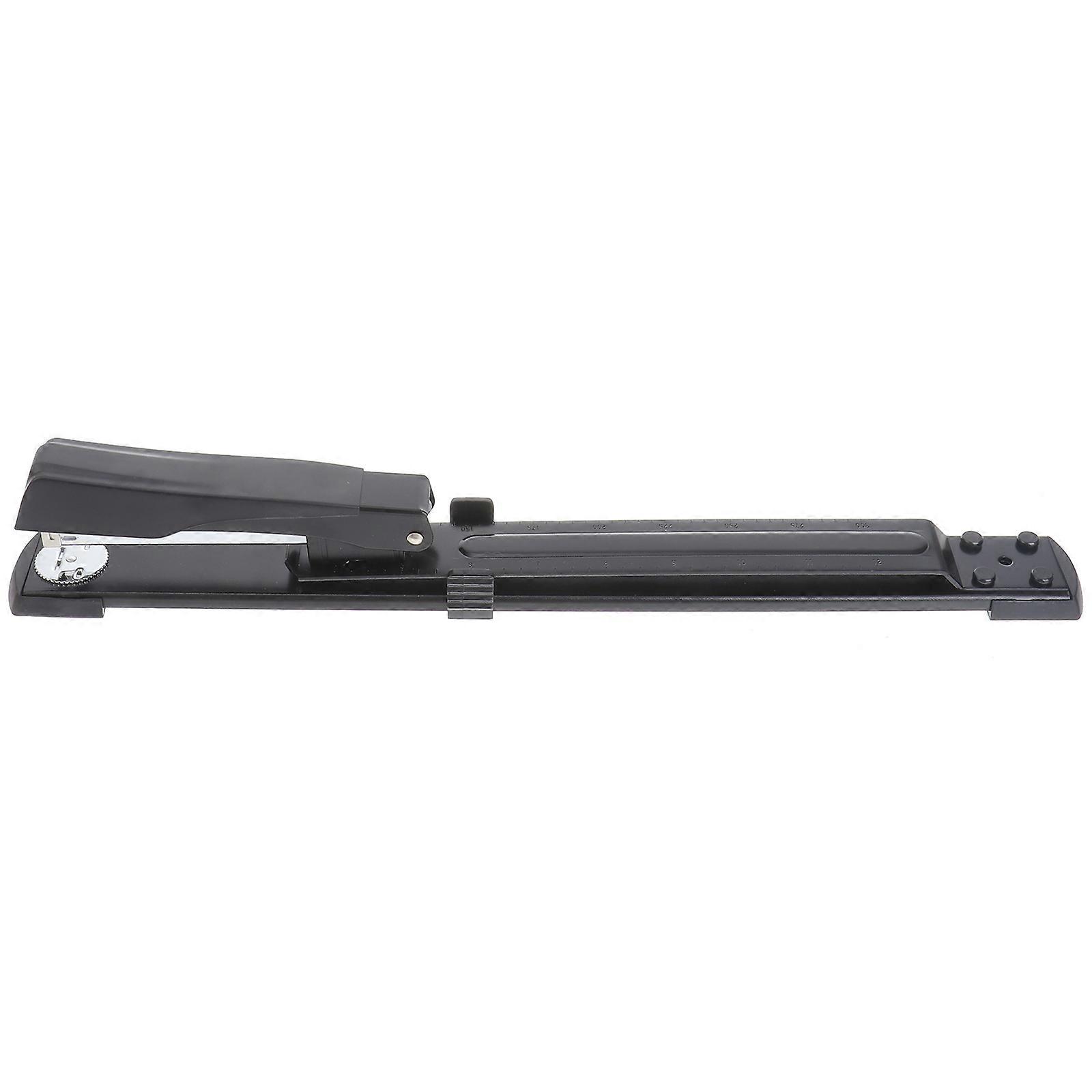 1PC Long Arm Stapler Paper Sheets Binding Machine Durable Stapling Tool Stationery Supplies for Home School Office