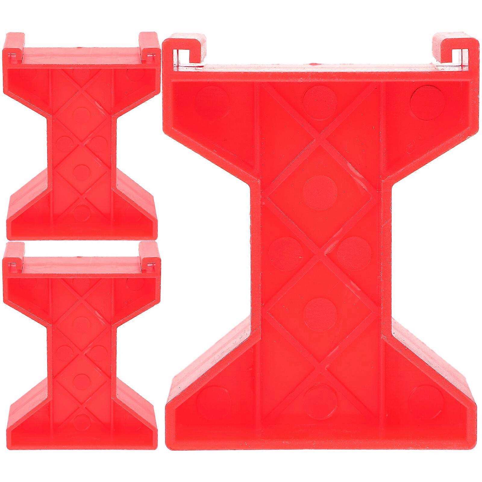 3pcs Train Bridge Pier Track Railway Accessories Multi Level Support Risers