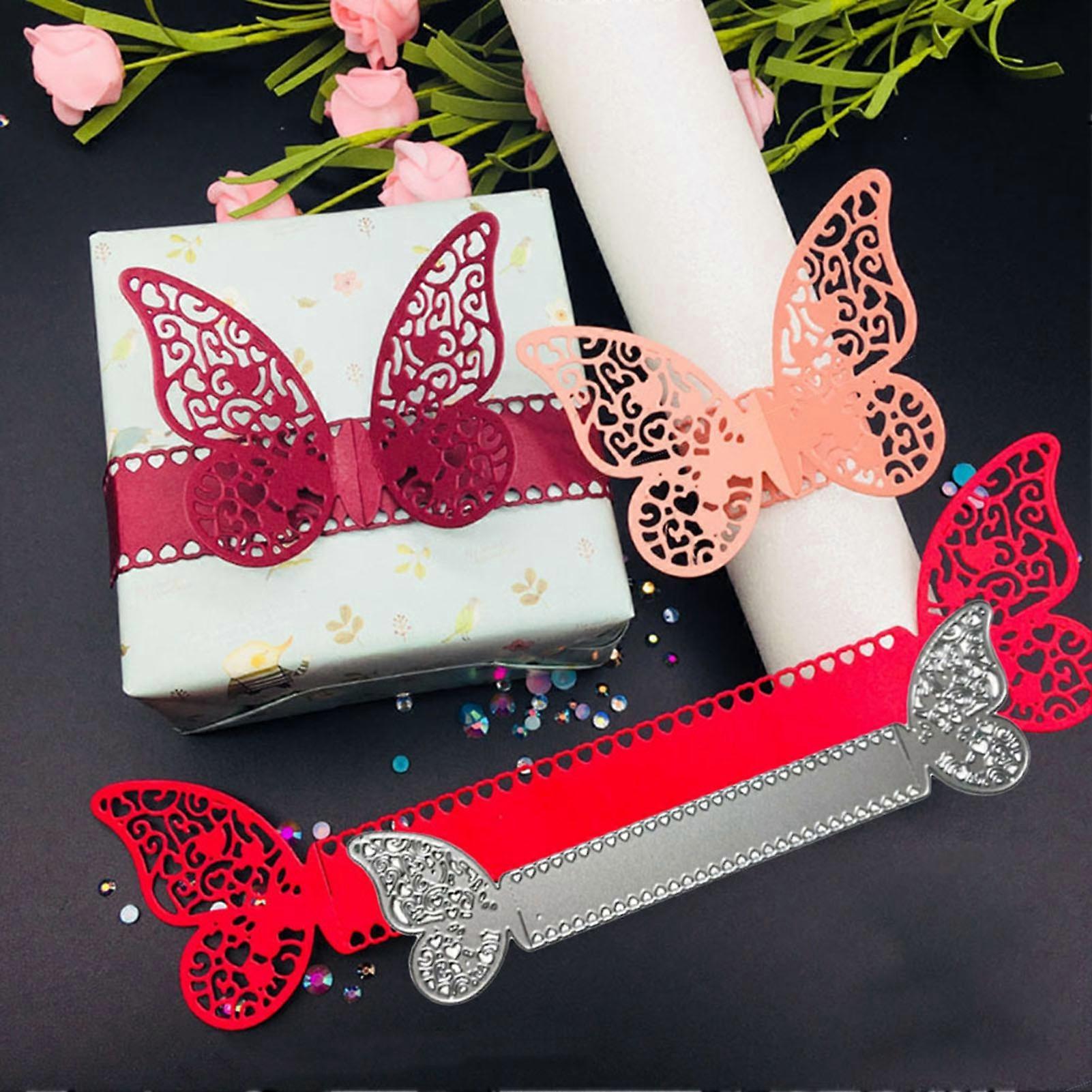 Cutting Mold Napkin Ring Pattern Lovely Paper Embossing Tool Thin Cutting Mold for Gift mengxi
