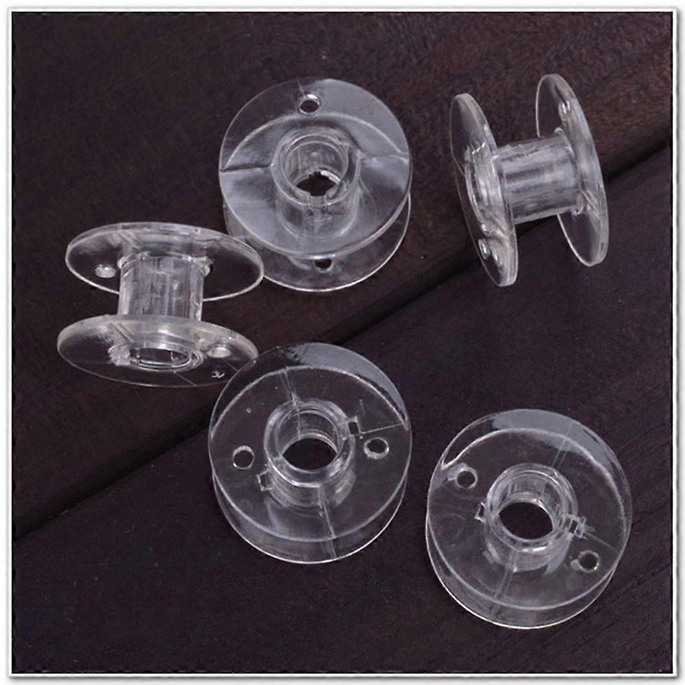 10pcs Clear Sewing Machine Bobbins Spools Empty Bobbins Spools For Thread String Hand Craft Tools Home Sewing Accessories Tools