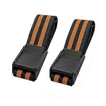 Occlusion Training Bands Blood Flow Restriction Bands Bicep Muscle Training Straps(2pcs-orange)