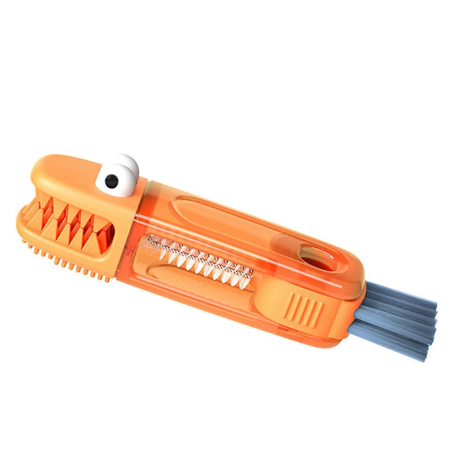 4 In 1 Multipurpose Bottle Brush Rotatable Foldable Cup Crevice Cleaning Brush