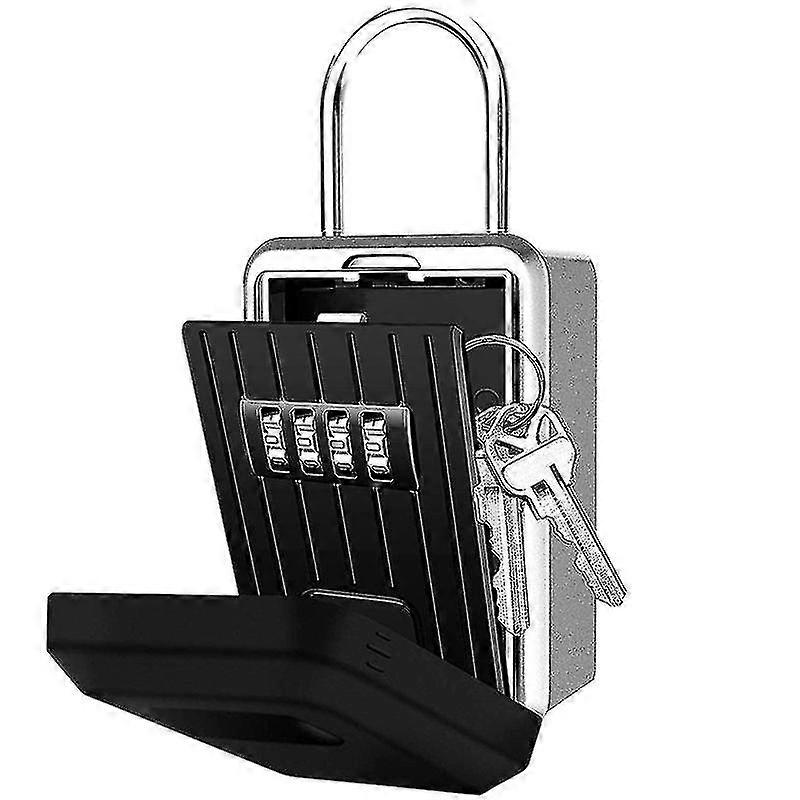 4 Digit Key Lock Box Combination Wall (with Waterproof Cover)