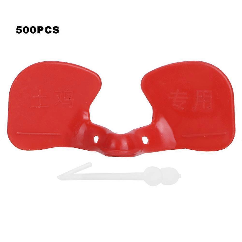 500Pcs Anti Pecking Chicken Eye Glasses Spectacles Poultry Blinders Chicken Farm Equipment