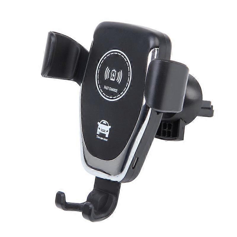 Chargeur de voiture sans fil 2 en 1 15 W à charge rapide, support de téléphone à serrage automatique