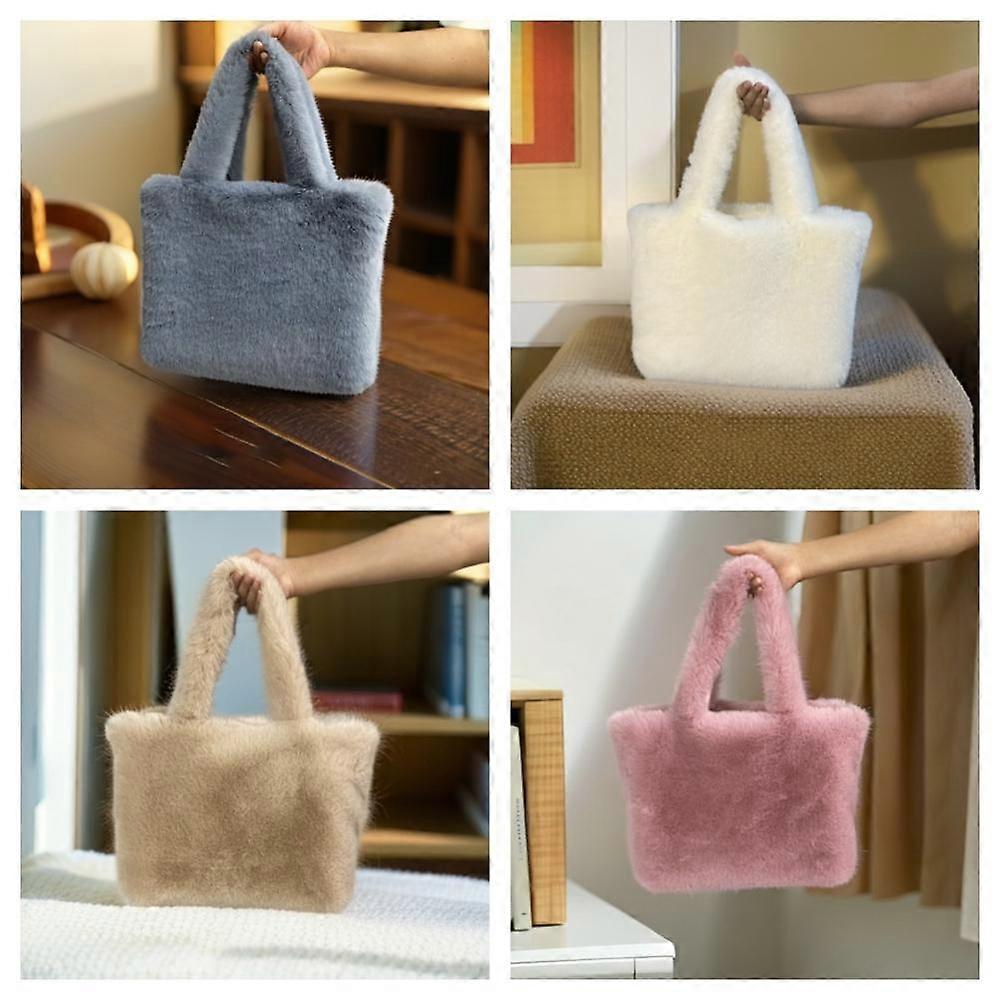 Large Capacity Fluffy Plush Shoulder Bag