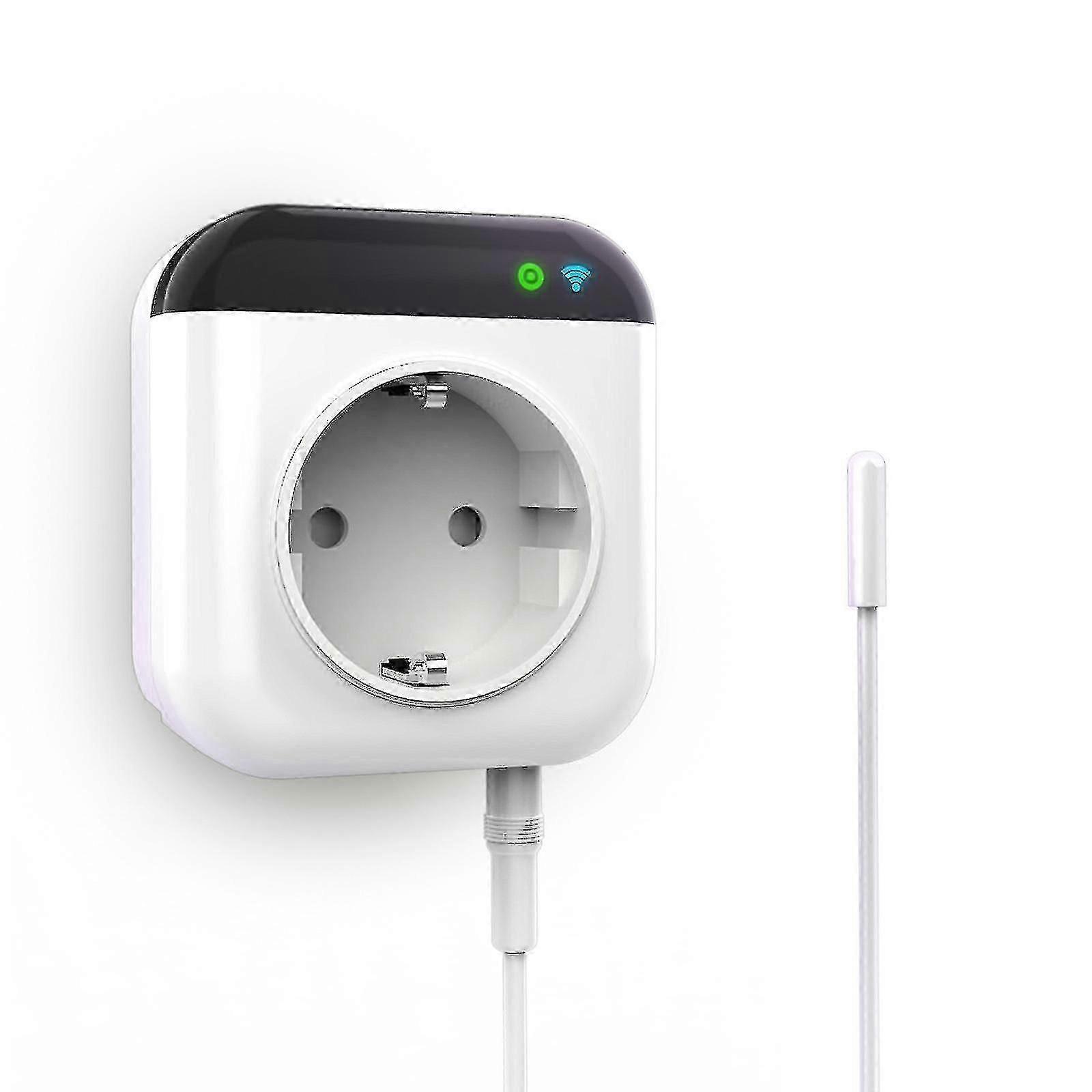 נקודת חשמל ניתנת לתכנות של תרמוסטט WiFi חכם עם שלט רחוק של אפליקציה תקע חשמלי אלחוטי