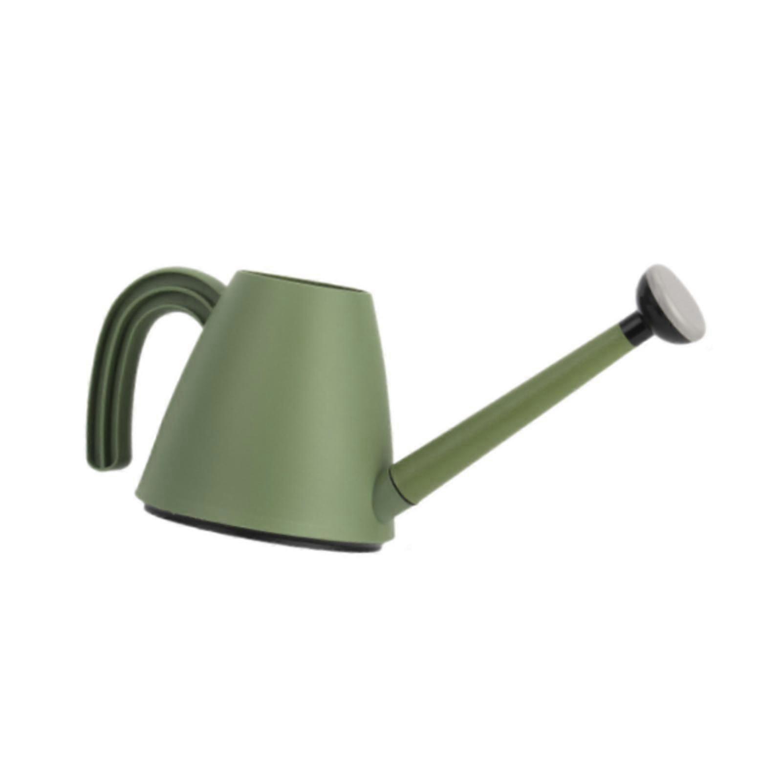 Watering Can Removable Nozzle Courtyard Office Yard with Handle Watering Pot Green