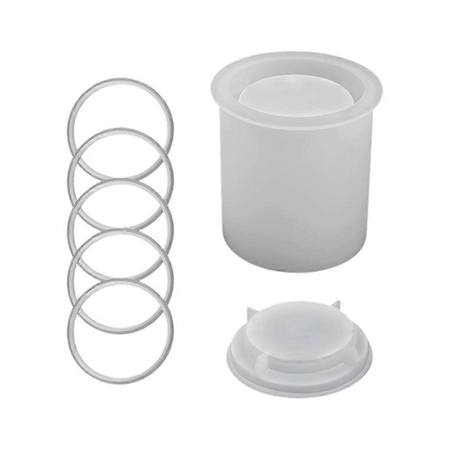 Durable Silicone Molds for Concrete Candle Holders