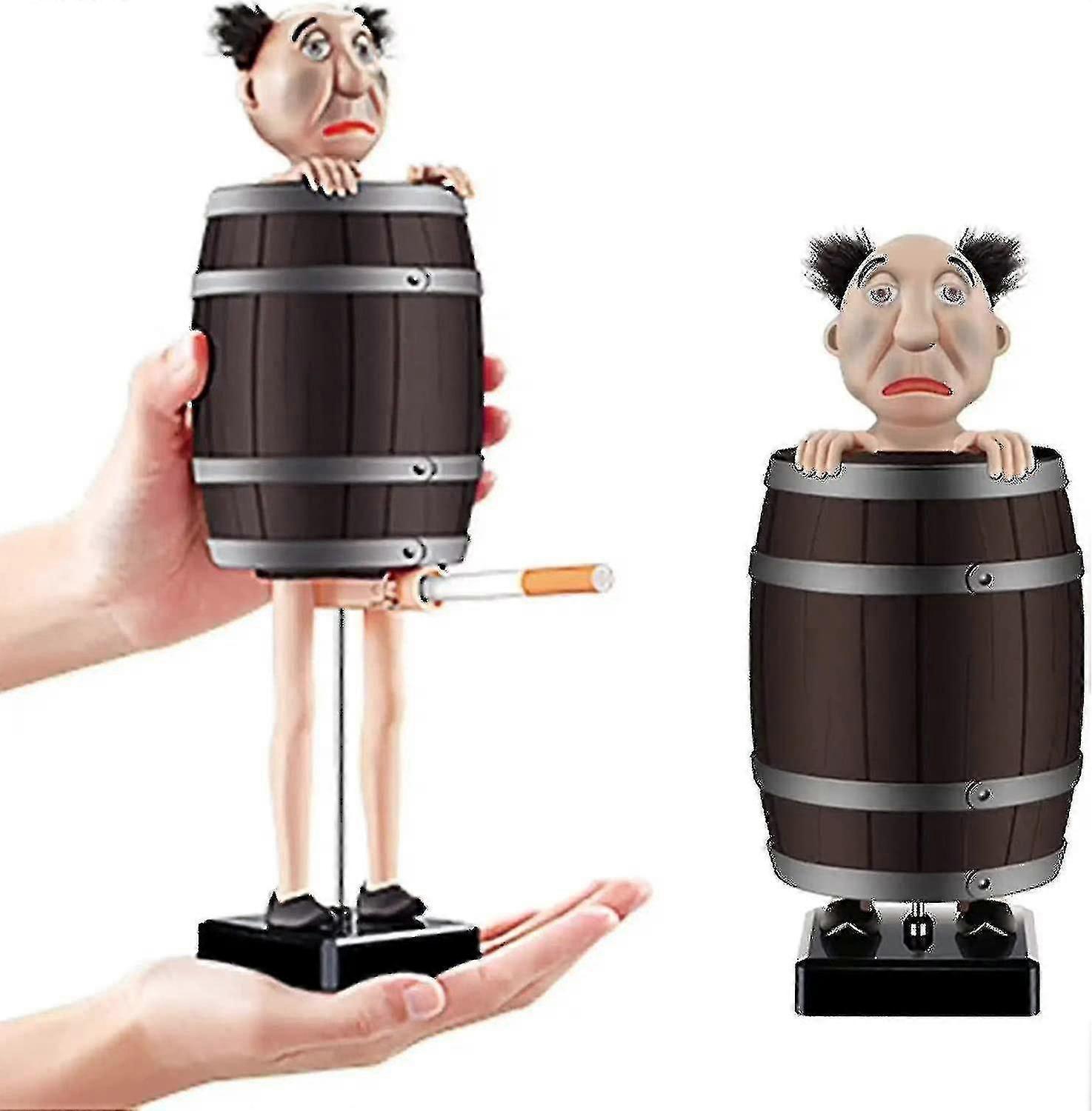 Sigara Dispenseri, 10 Sigara İçin Pop Up Varil Sigara Kutusu, M İçin Şaka Oyuncak