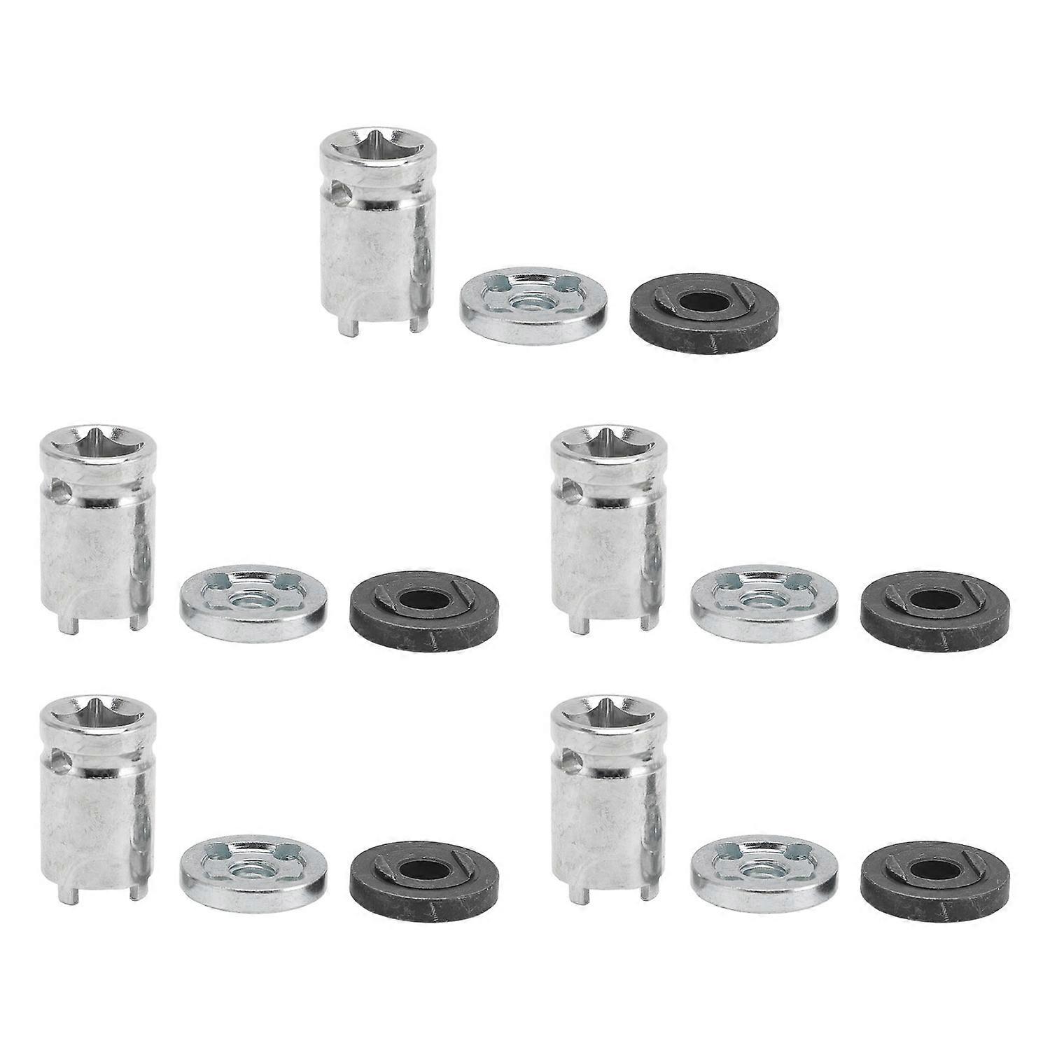 5 Set Angle Grinder Socket Tool Adjustable Angle Grinder Socket Wrench and Pressure Plates for Indus