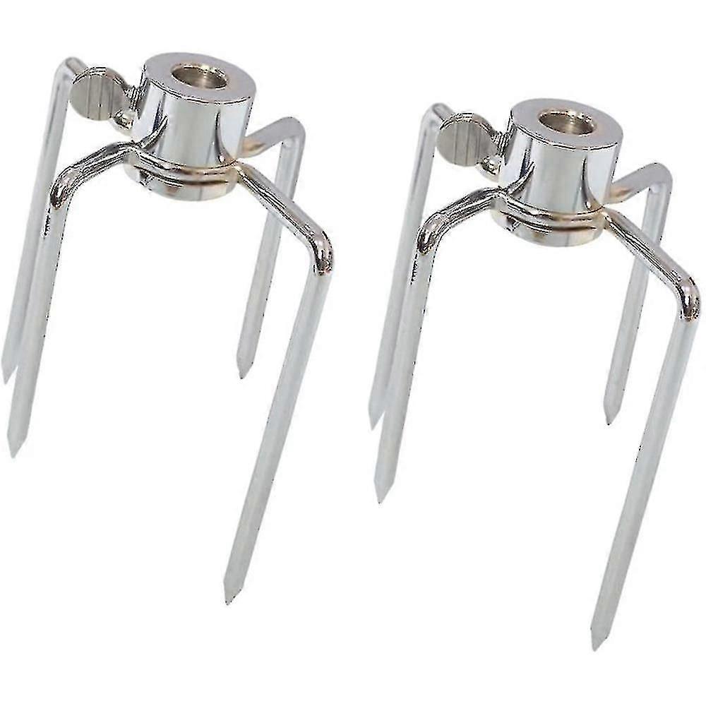 2pcs Grill Rotary Barbecue Grill Fork Accessories