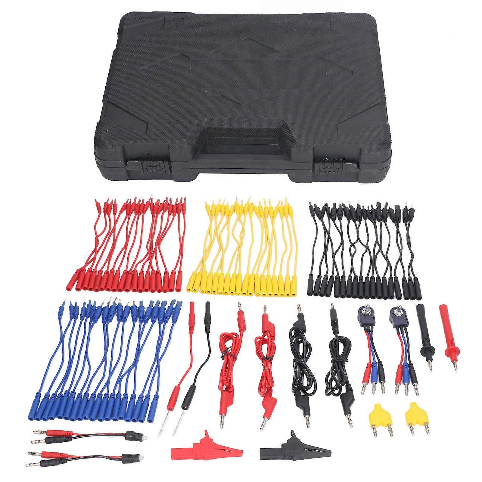 90Pcs Test Leads Kit for Automotive Circuit Multimeter Terminal Multi Function Probe