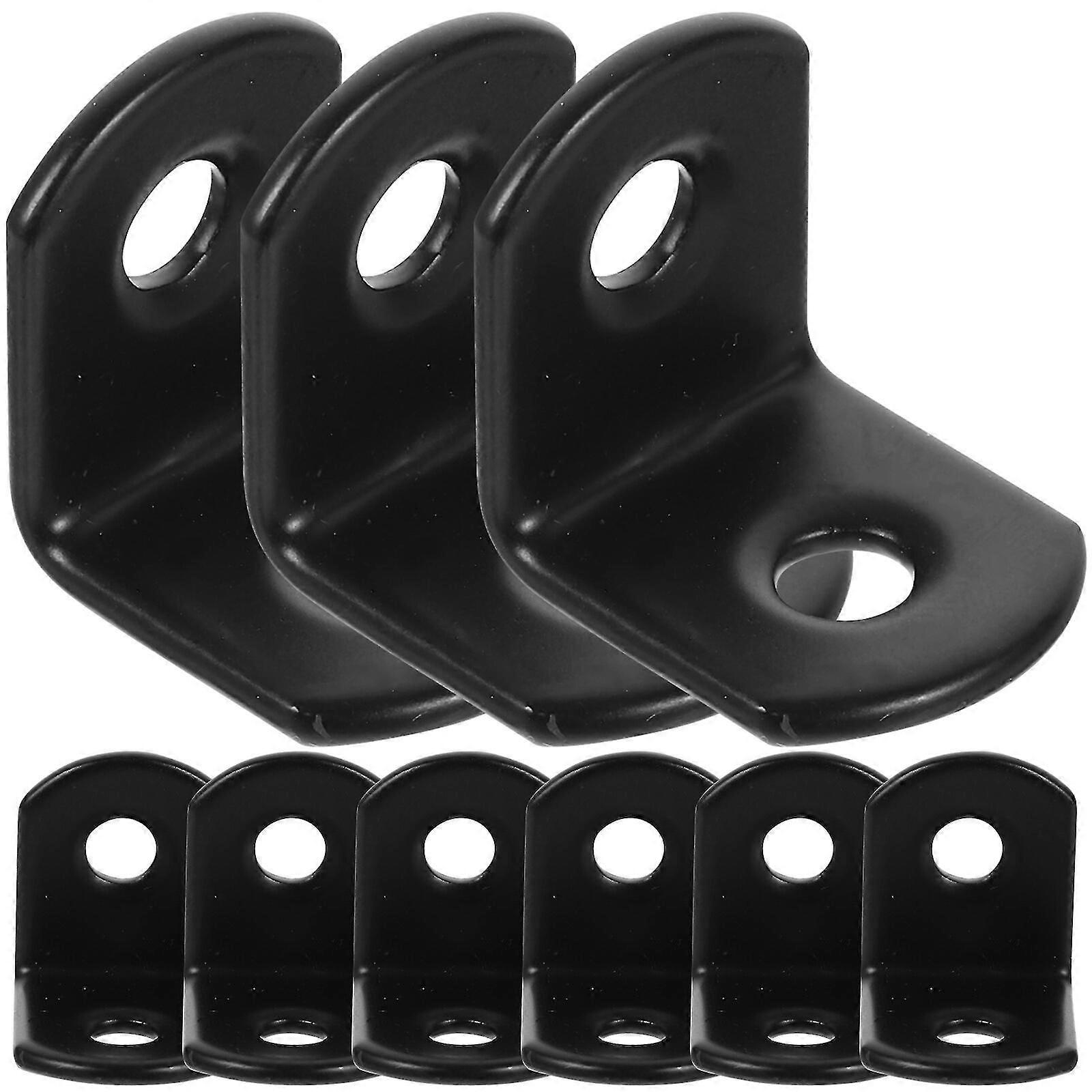 50pcs Angle Brackets L Shaped Shelf Bracket Stainless Steel Joint Fastener