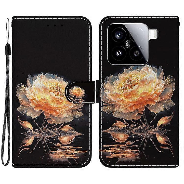 Compatible For Xiaomi 15 Wallet Phone Case Anti-Drop Leather Flip Cover Pattern Printing