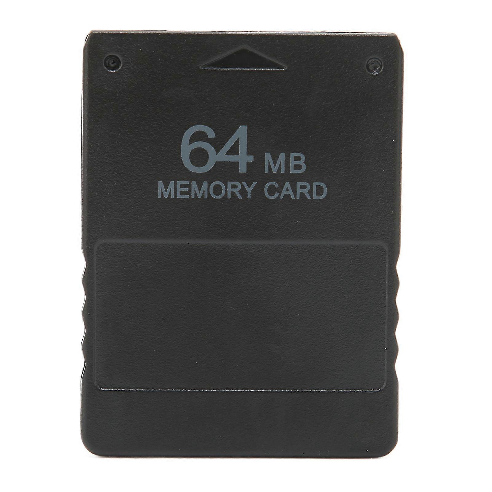 Game Console Memory Card 2 in 1 Plug and Play Stable Memory Card for PS2 Game Console64MB