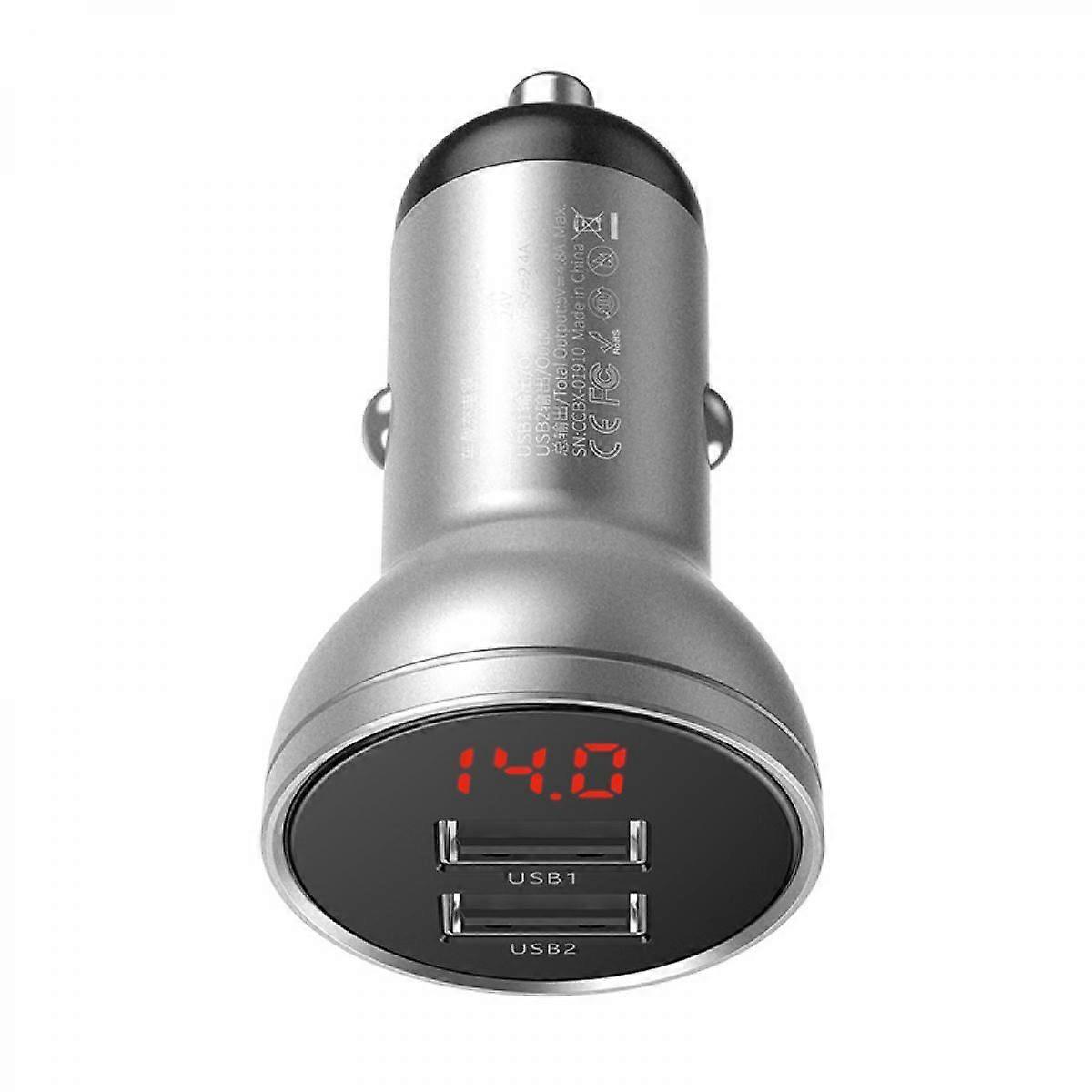 Hzl Ara arj Cihaz, Siyah, 24 W, 4,8 A, USB Tip A ve USB Tip A, USB Giri Says: 2, Dijital Ekran Ay I Gm