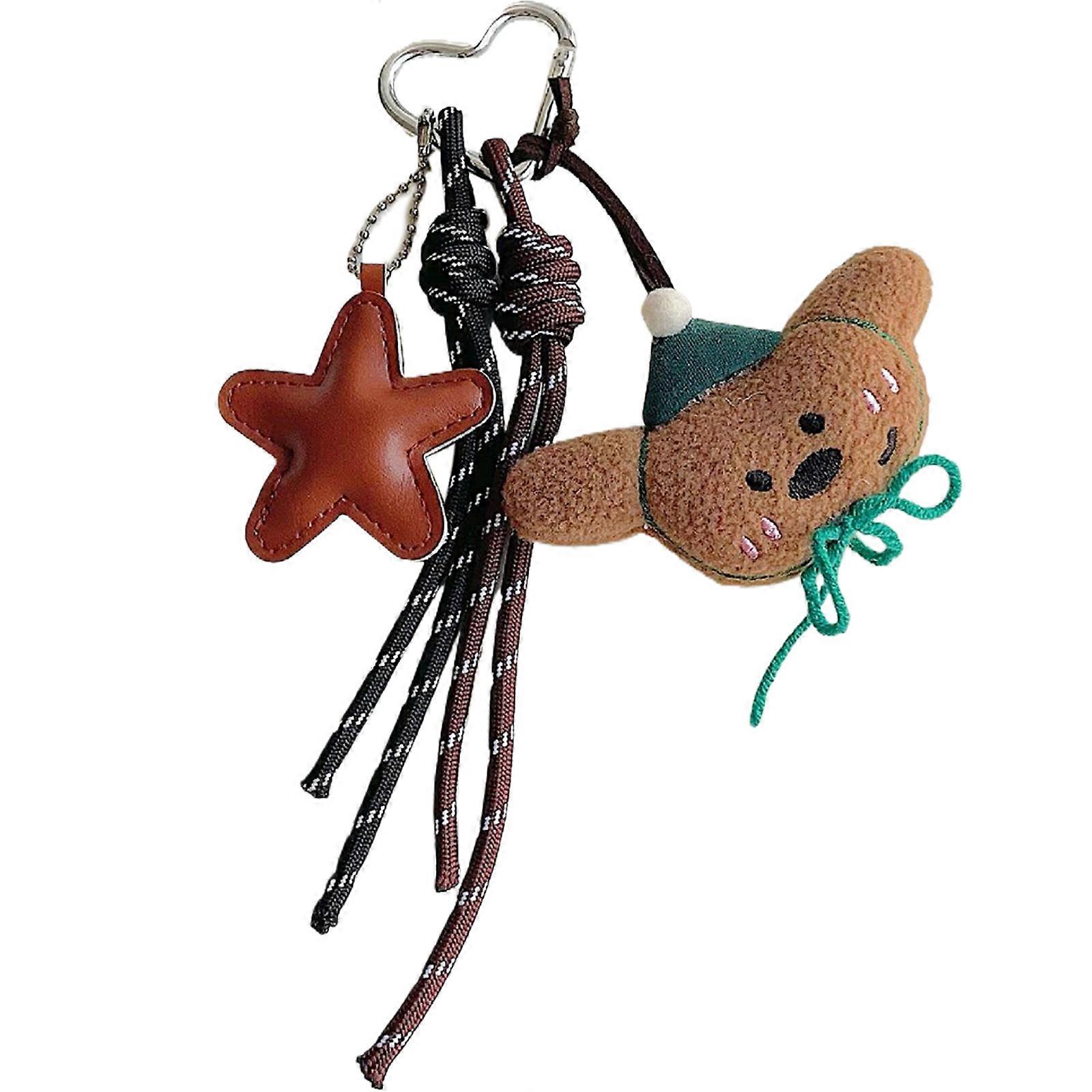 Soft Plush Bear Keychain Bag Decoration Bags Charm Keyring For Adding A Touch Of Charm And Fun To Any Occasion