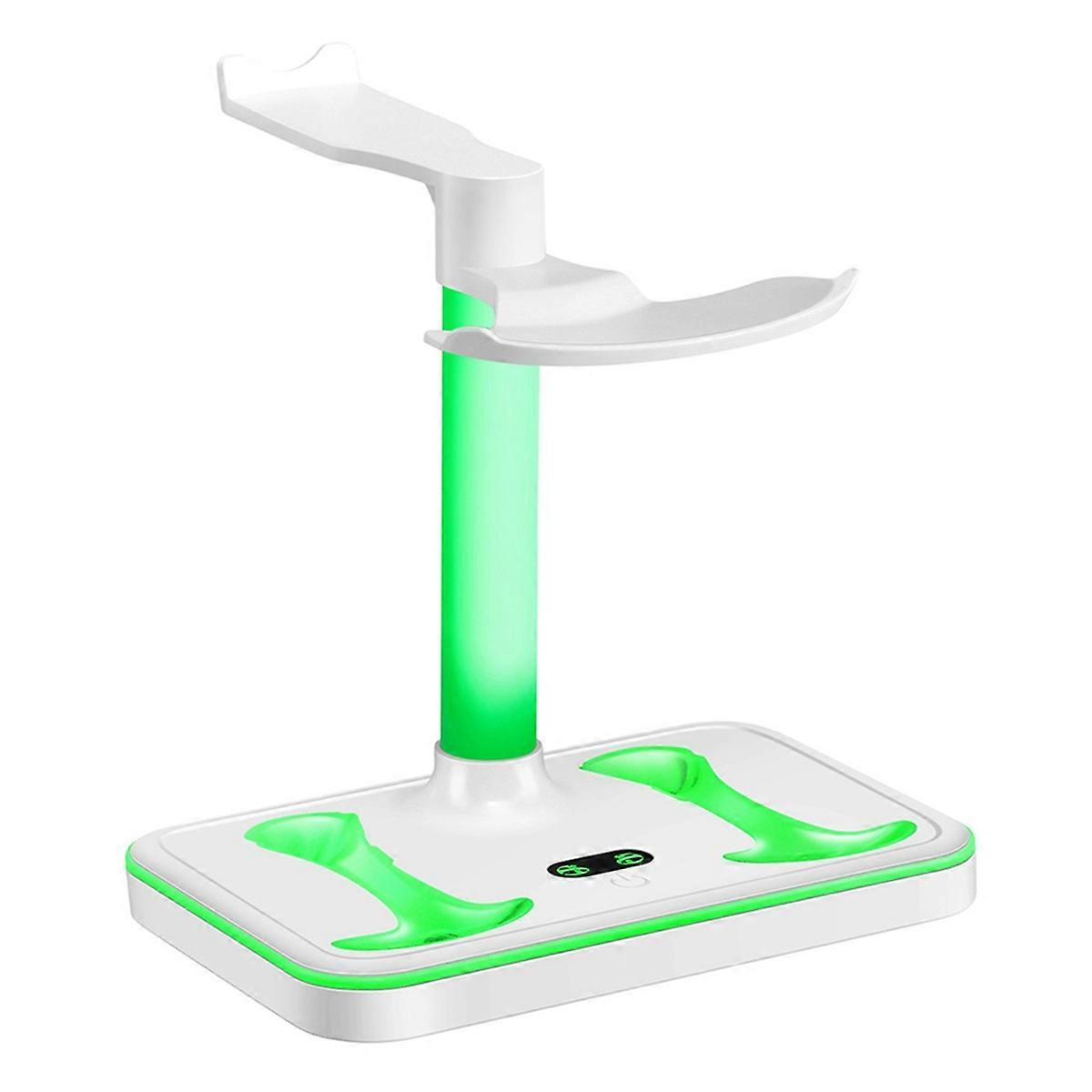 Charging Station for PS VR2 with RGB Light, Vertical Charging Stand Dock Support for PSVR2 Headset
