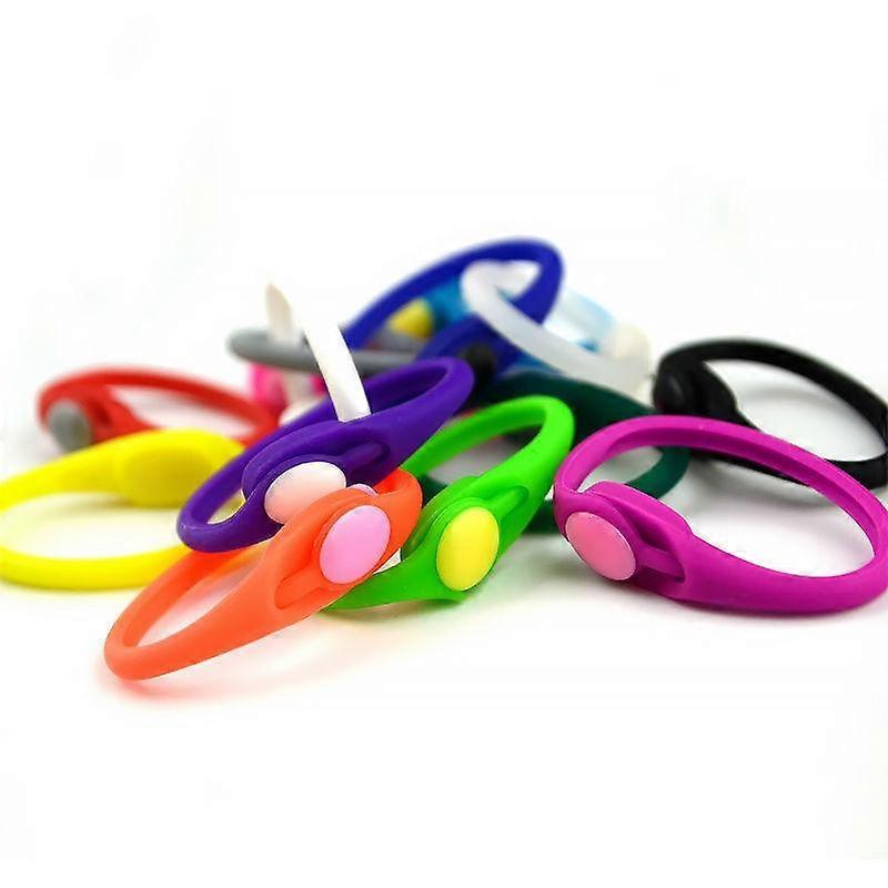 Lazy Shoelace Buckle Elastisk Flat Shoelace Tau Barn trenger ikke å knytte en fast artefakt