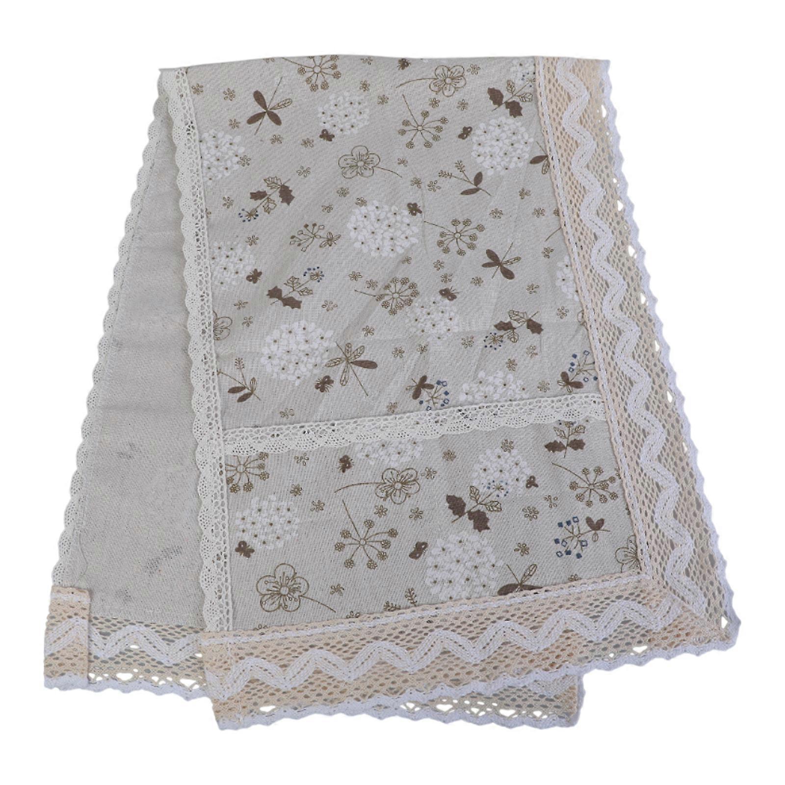 Microwave Oil Proof Cover Cloth Microwave Oven Dust Cover For Kitchen Cleanliness Longevities Classical Designs 100x35cm
