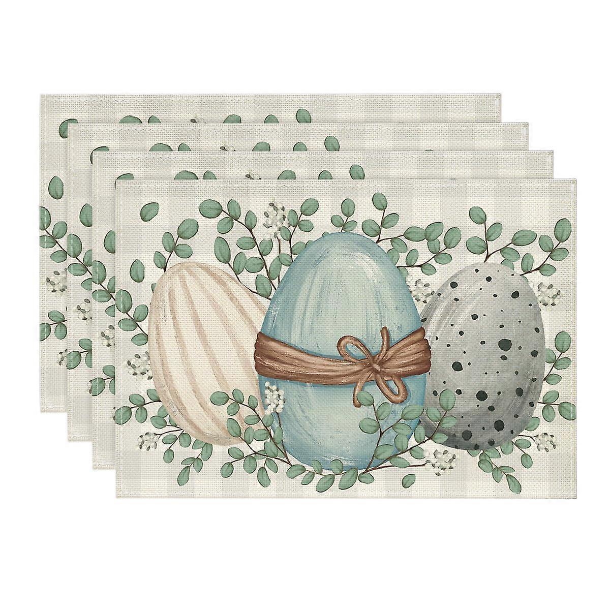 Eucalyptus Easter Eggs Placemats Set of 4