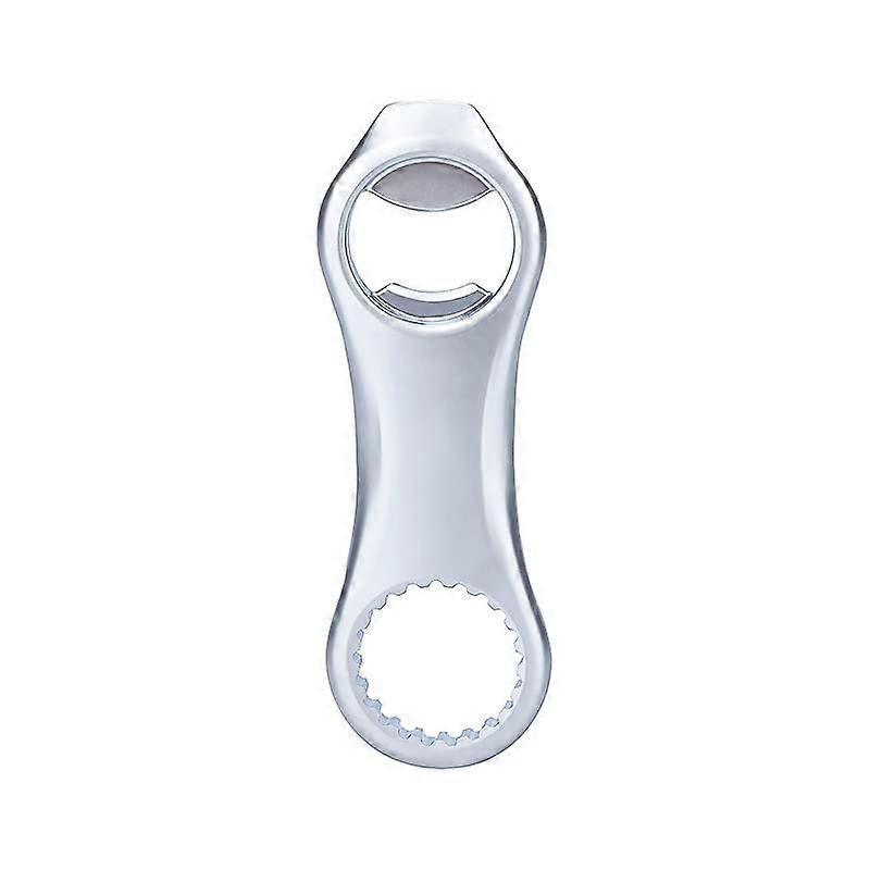 Magnetic Refrigerator Bottle Opener - Heavy-Duty Steel Twist-Off and Pry-Off Tool for Bottles and Cans