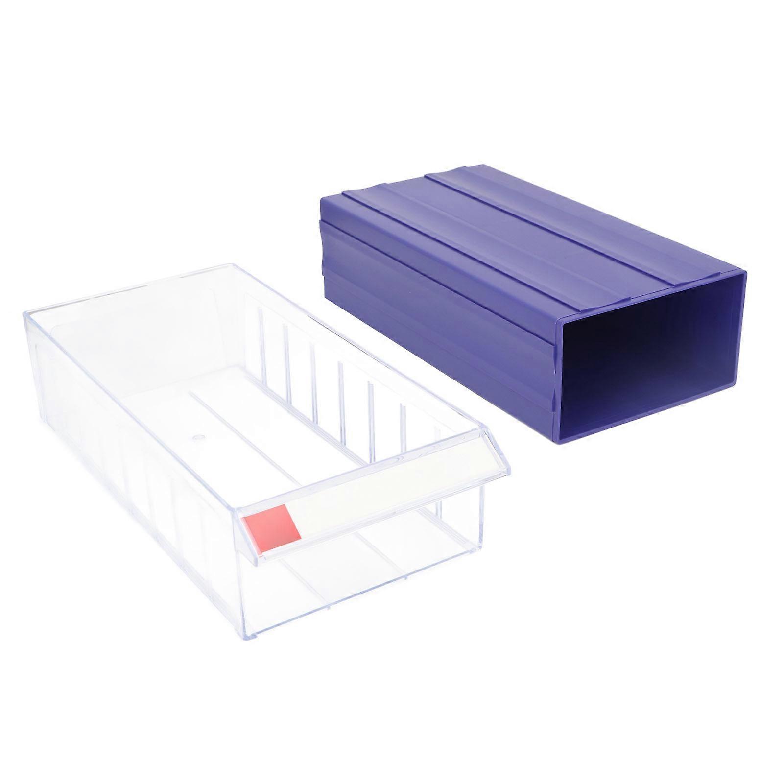 Stackable Storage Drawer 320x160x85mm Plastic and Acrylic Desktop Drawer Organizer for Screws