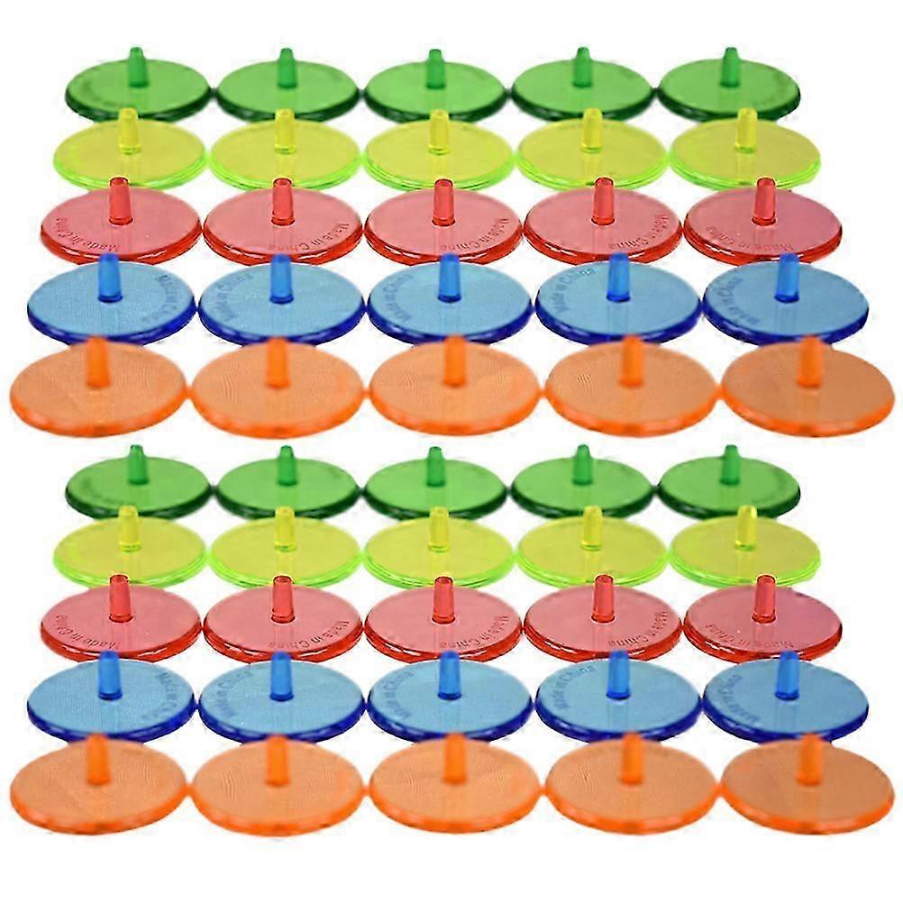 50pcs Golfs Position Markers Ball Positioning Markers Professional Golf Ball Marking Round Markers