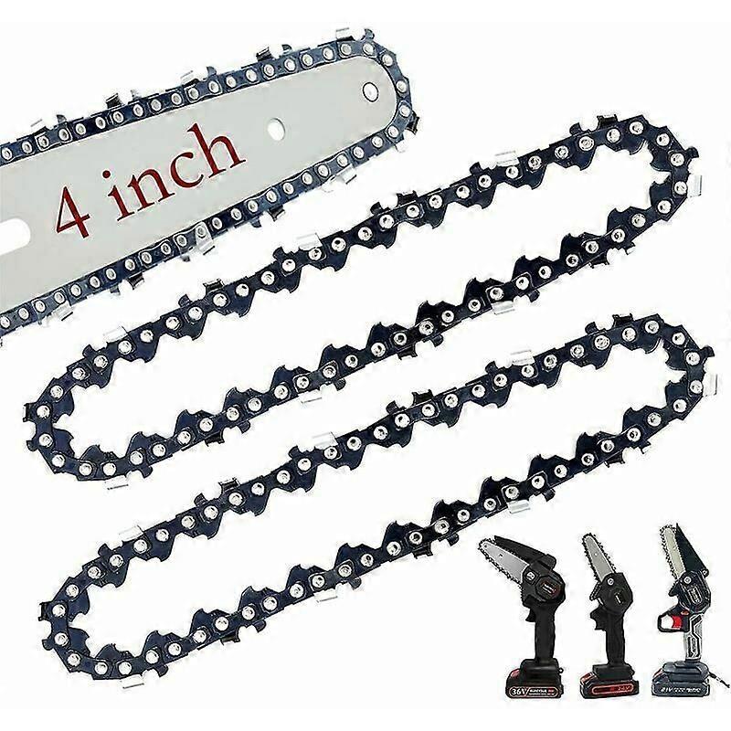 2 Pack Mini Chainsaw Chains 4 Inch Replacement Chains