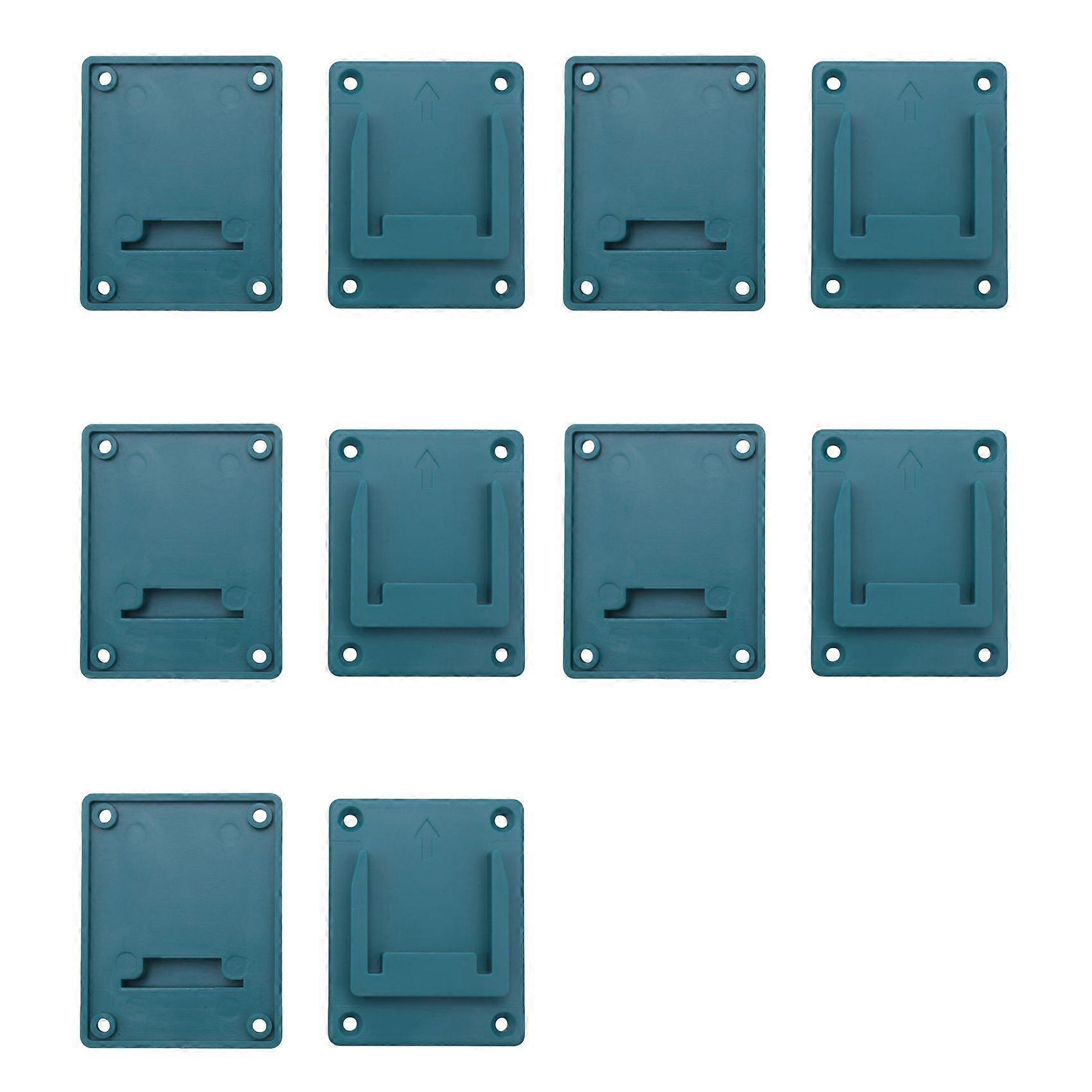 10Pcs Machine Holder Wall Mount Storage Bracket Fixing Devices for 18V Electric Tools Blue