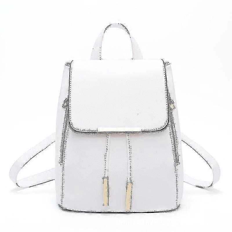 Purse Pu Leather Zipper Womens Backpack