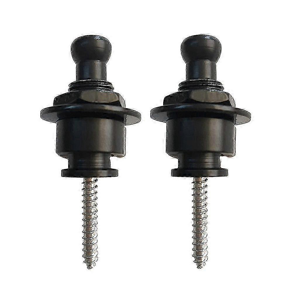 2 st gitarrremlås bärbara praktiska remspännen gitarrremlås gitarrremknapp för gitarr