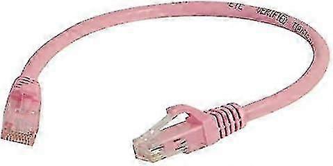 3m Cat6 Booted Unshielded (UTP) Network Patch Cable - Pink