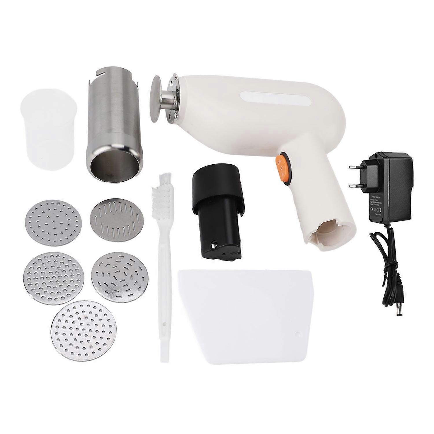 Handheld Electric Pasta Maker 40W Automatic Portable Electric Noodle Making Machine with 5 Noodle Pl
