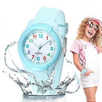 Kids Analog Watch for Everyday Use, Easy Time Learning Teaching Clock with Clear Dial Markings for Boys and Girls, Fashion Watch for Kid with