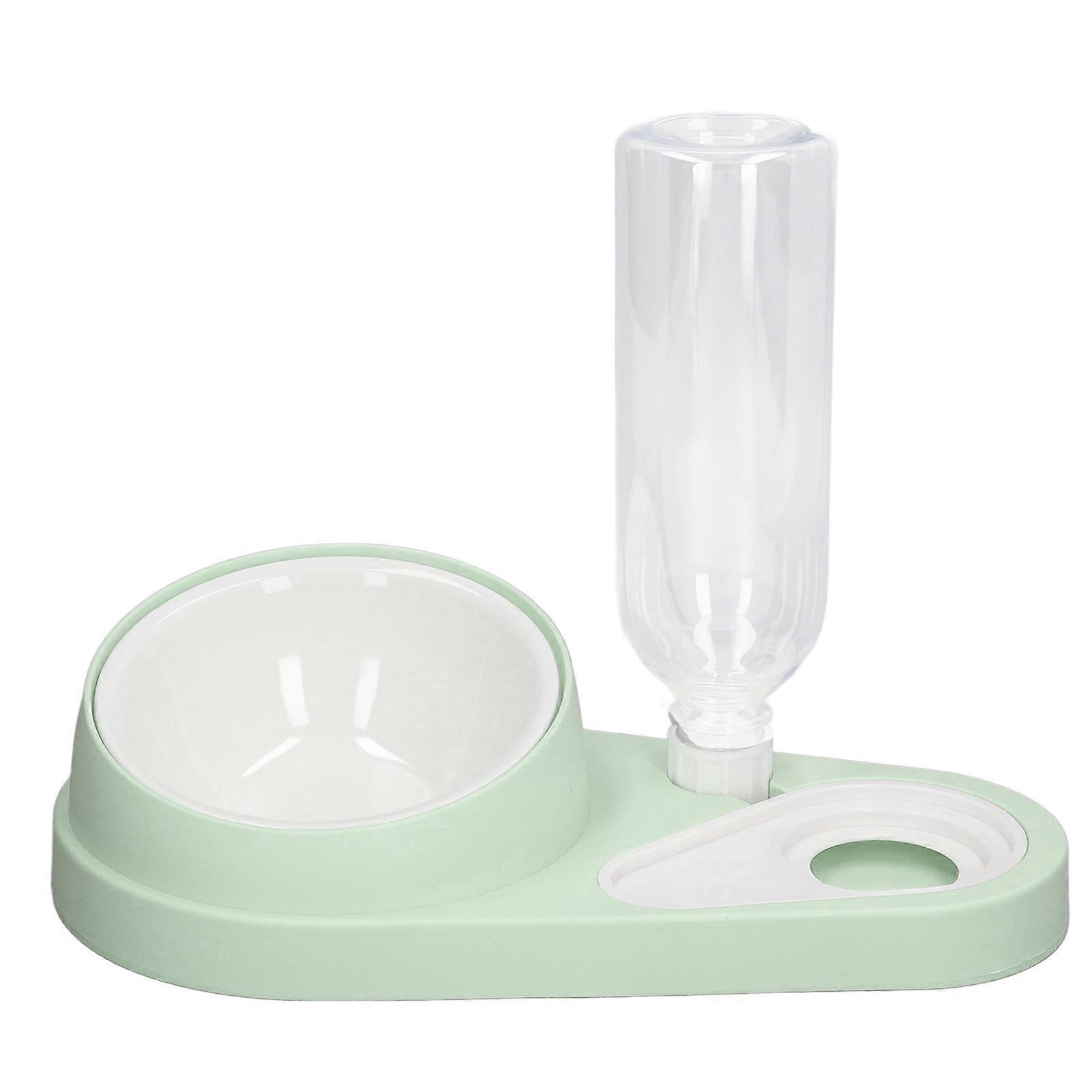 Pet Feeder with Separate Compartments, Gravity Water Dispenser for Fresh Hydration, Ideal for Multiple Pets