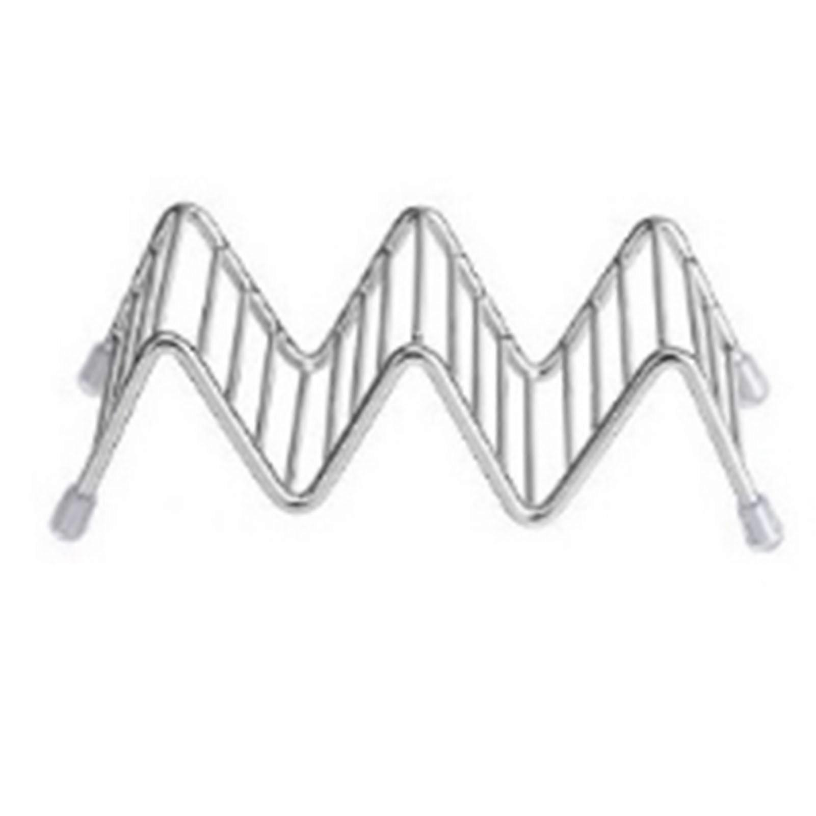 Taco bakke plader, rustfrit stål Taco Shell holder