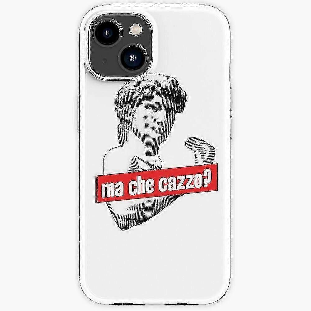 compatible with Ma Che Cazzo?! Funny David Sculptur with talking Hand Soft Phone Case compatible wit Boris