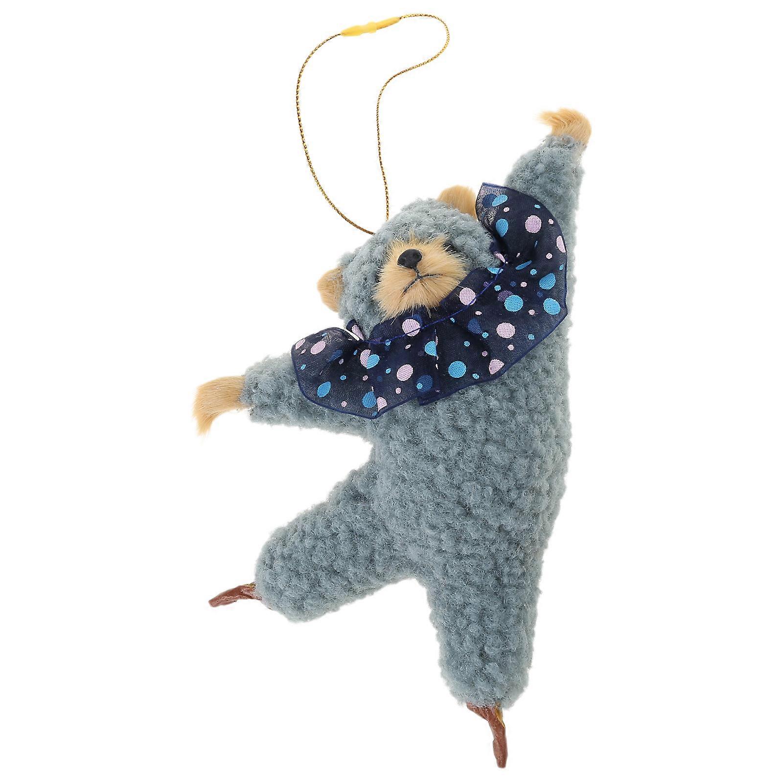 Creative Dancing Bear Keychain Mini Toy Bears Keyrings Soft