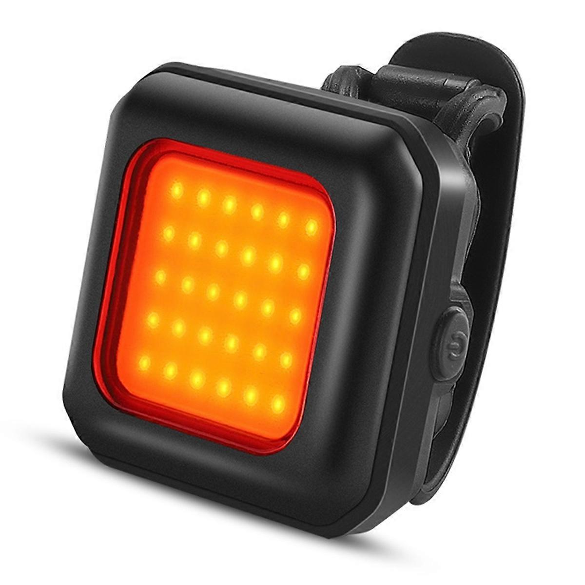Mountain Bike Headlight Night Riding Front Light Black Red Light