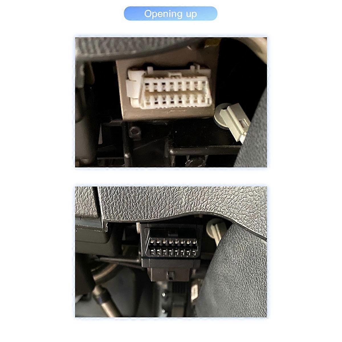 Car Mini OBD2 One Minute Two Extension Cable Automotive Universal (A)