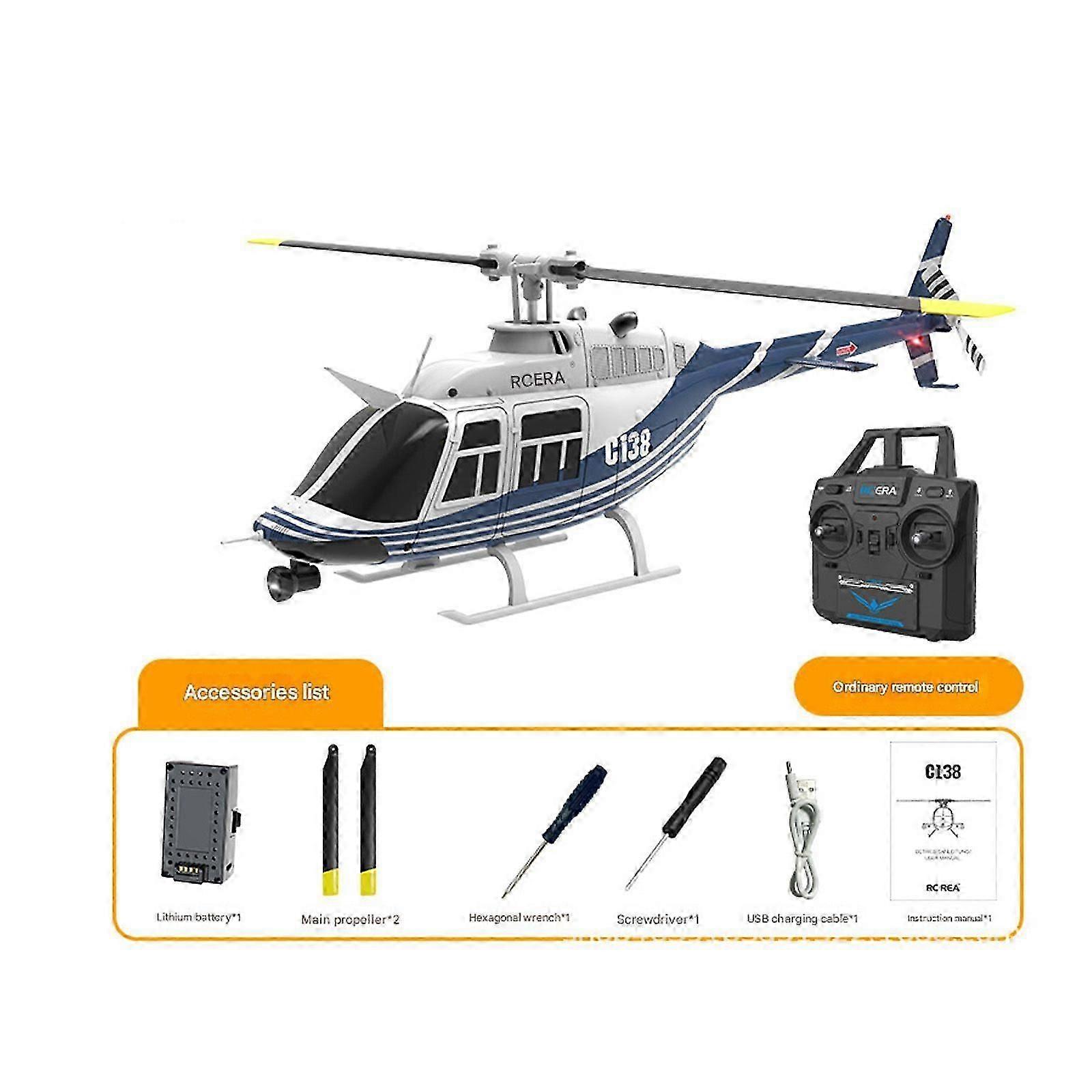 For RC ERA C138 Bell 206 1:33 Barometer Fixed Height 3D Aircraft Helicoptercd