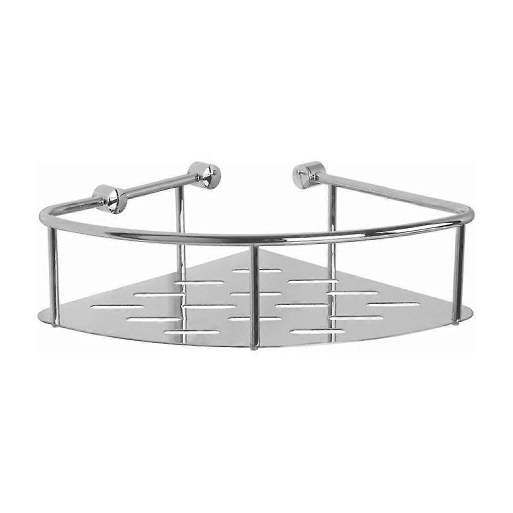 Chrome Shower Basket for Bathroom Storage One Size