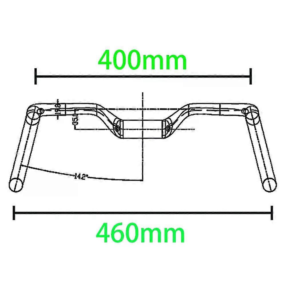 2024 Gravel handle 14  Carbon Bicycle Handlebar Aero Handlebar Drop Lift Road Bike Handlebar Internal cable