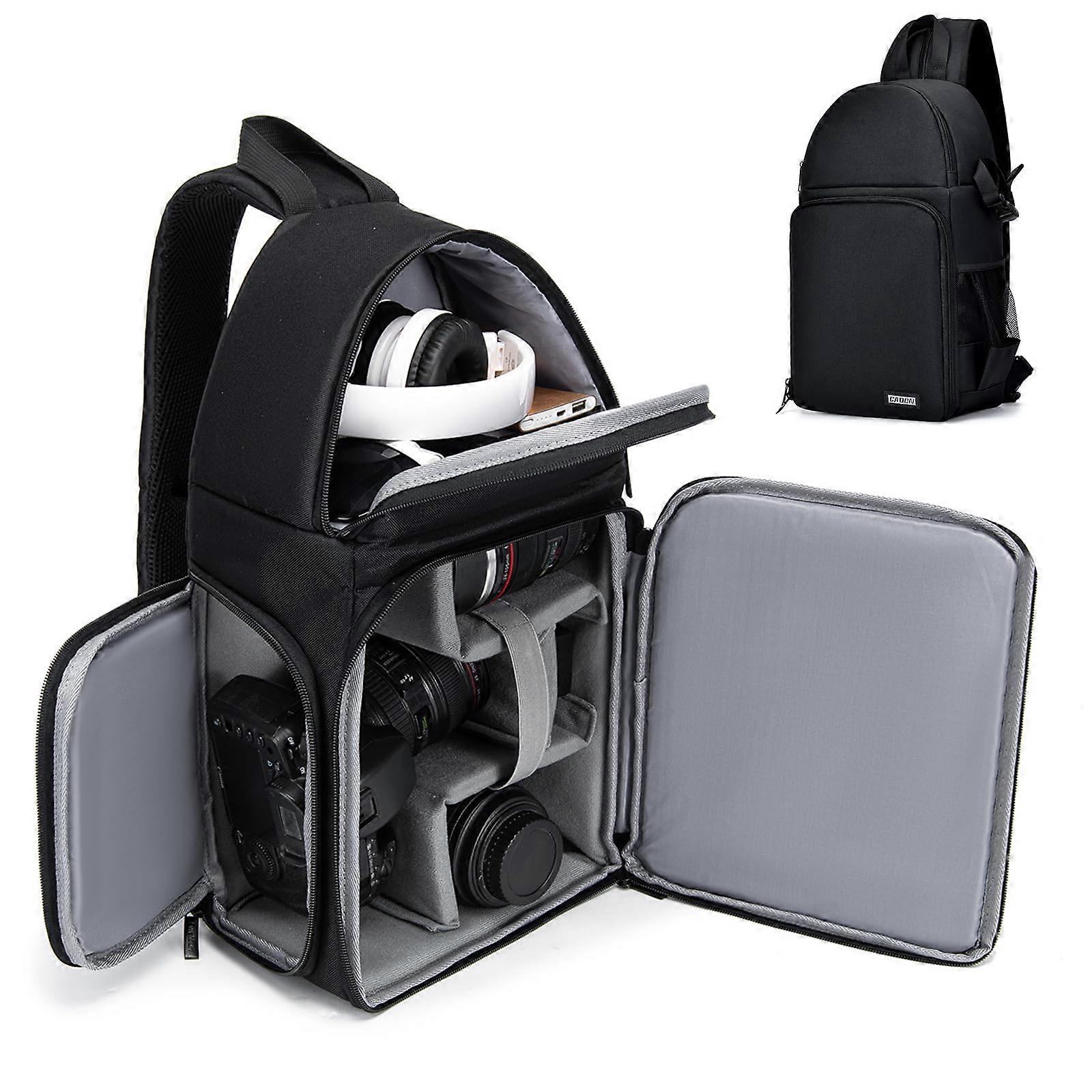 Camera Bag Sling Backpack For DSLR/SLR And Mirrorless Cameras Compatible With Sony Canon Nikon