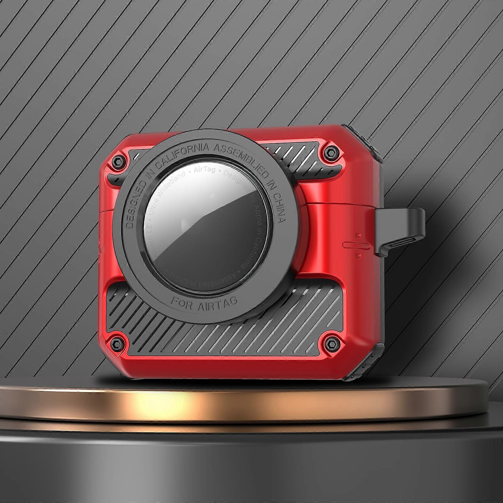 For AirPods 3 Automatic Flip Switch TPU+PC Earphone Case with AirTag