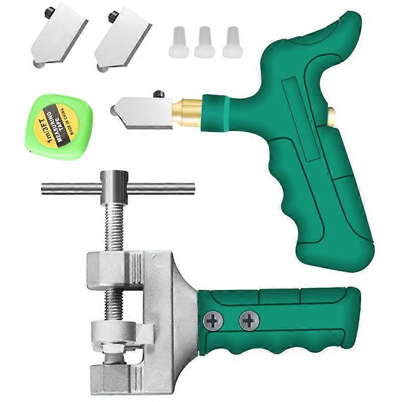 Glass tile opener hand-held glass knife set tile cutter separator knife opener roller type