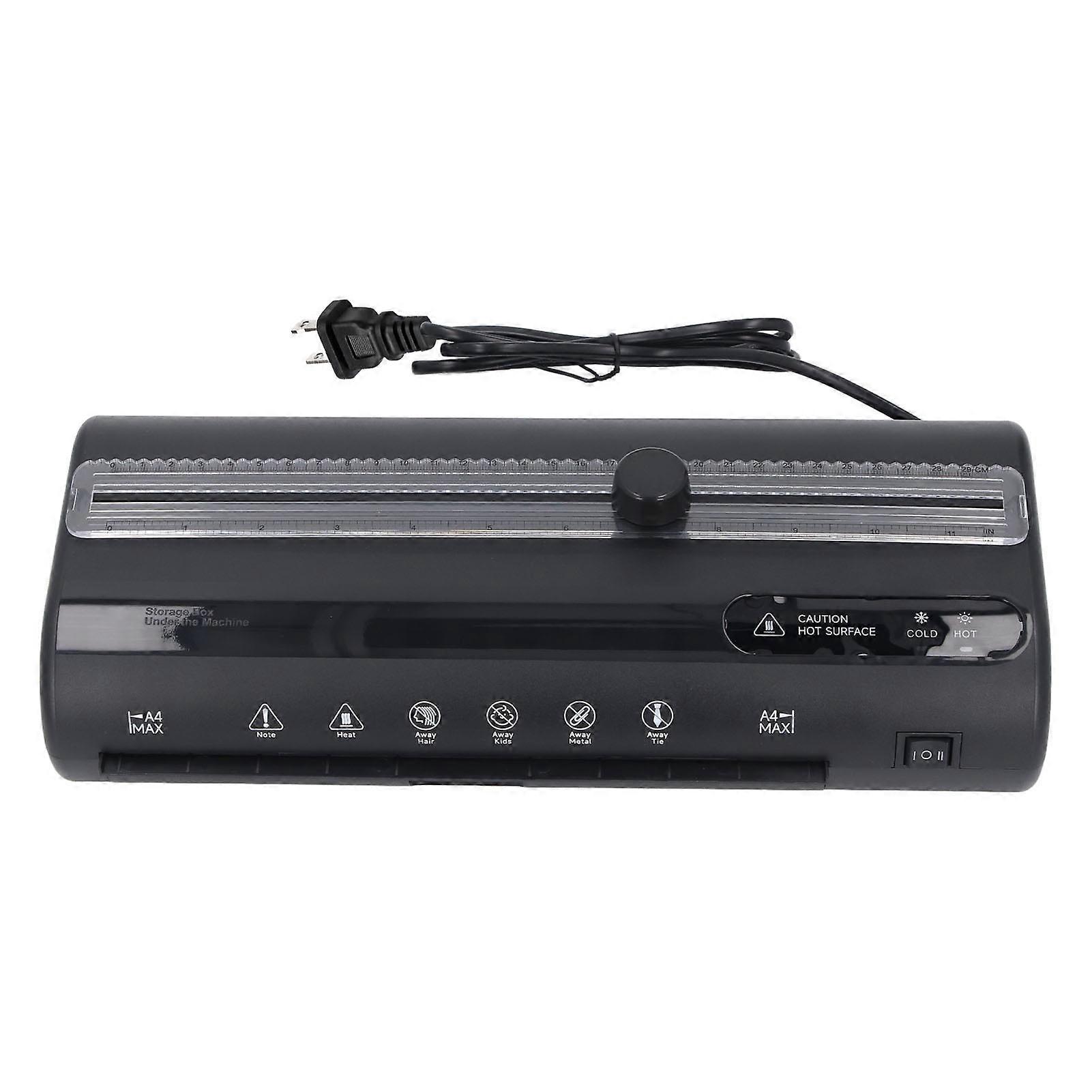 A4 to 3 Inches Laminator Drawer Type 265 to 320mm/min Laminating Machine for Menus Documents Certificates