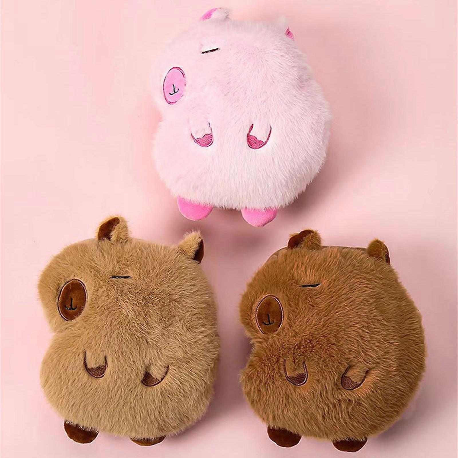 Produktbild von Wärmekissen Für Frauen Capybara Handwärmer Plüsch - Wärmekissen Mit Wärmflasche Für Kalte Tage Capybara Plüsch Handwärmer Wärmflasche Kuschelig Kalt Winter
